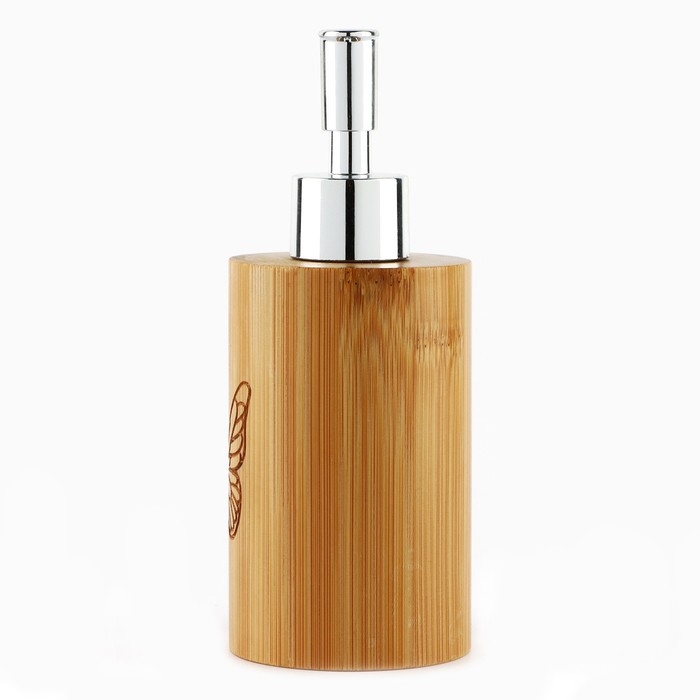 Дозатор для жидкого мыла «Бабочка» деревянный, 160 мл. Дозатор для жидкого мыла «Бабочка» деревянный, 160 мл.