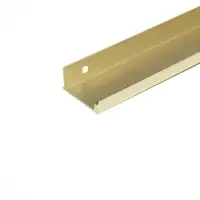 Ручка профильная мебельная торцевая CAPPIO RT001AU, L=800 мм, м/о 768 мм, сатиновое золото