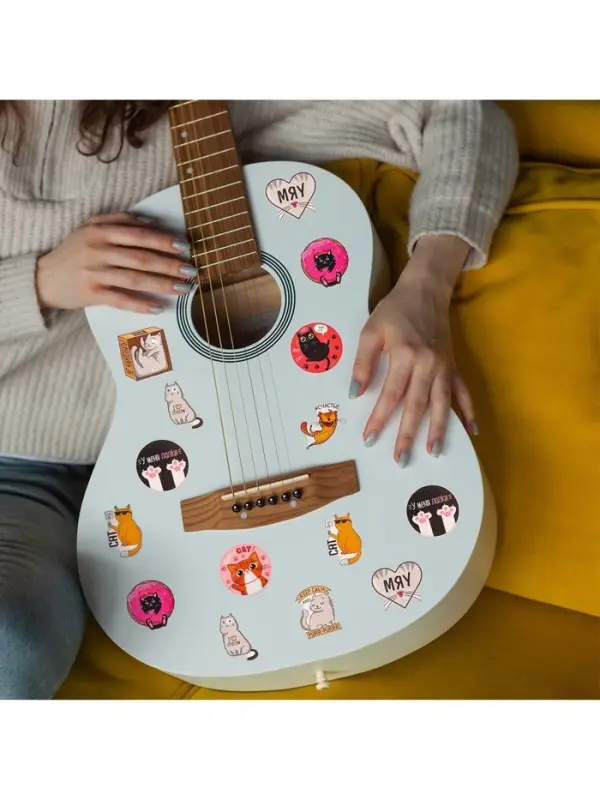 Наклейки-стикеры &laquo;Котики&raquo;, набор 10 шт., 7&times;7 см