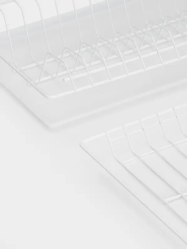 Сушилка для посуды с поддоном для шкафа 80 см, 76.5&times;25.6 см, белая