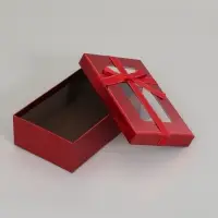 Набор подарочных коробок 3 в 1, прямоугольные с окном 23&times;16&times;9.5 21&times;14&times;8.0 19&times;12&times;6.5 см