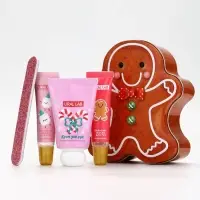 Новогодний подарочный набор косметики: крем для рук, бальзам для губ, пилочка для ногтей, URAL LAB Новогодний подарочный набор косметики: крем для рук, бальзам для губ, пилочка для ногтей, URAL LAB