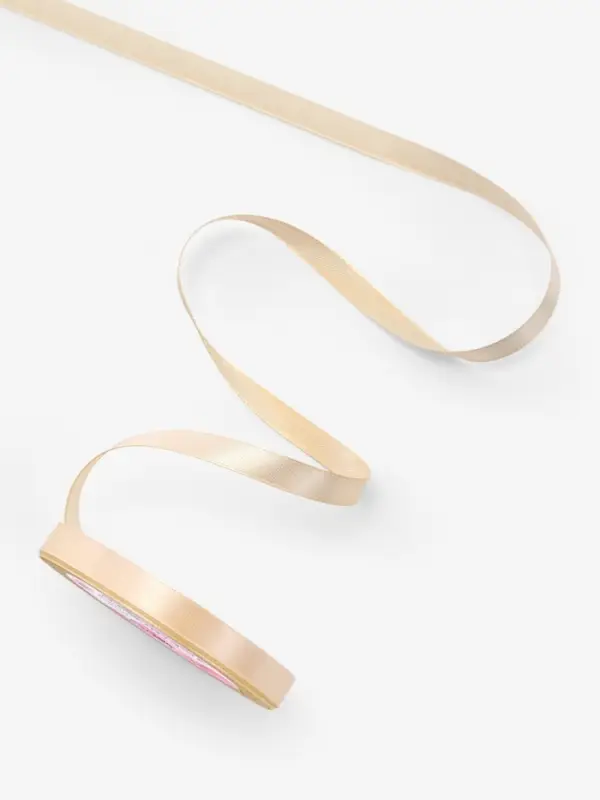 Лента атласная "Квадраты", 15мм, 23&plusmn;1м, цвет чёрный