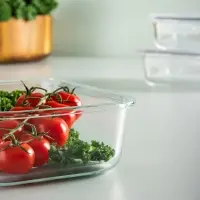 VETTA Набор контейнеров для продуктов на защелках 3пр, 370мл, 600мл, 1000мл, жаропрочное стекло