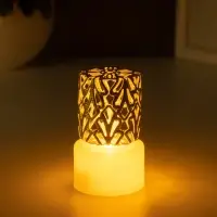 Фигурка световая RISALUX &laquo;Цилиндр&raquo;, LED-ночник, 0.3 Вт, 3.5&times;3.5&times;5.1 см