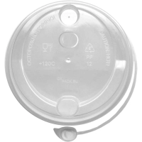 Крышка д/стакана, d-80мм, ПП прозрачная, ПЩ Hide УС-Кр 1000шт/кор