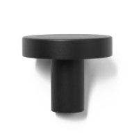Ручка-кнопка CAPPIO PK325, d=30 мм, цвет черный, 8 шт.