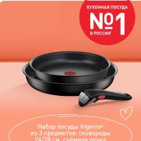 Набор посуды Ingenio Unlimited 24 28 см, со съемной ручкой