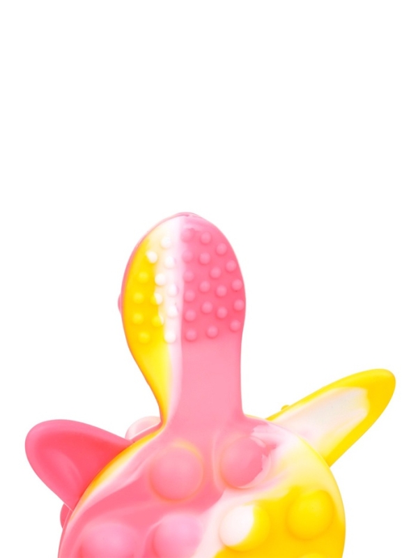 Прорезыватель силиконовый для зубов с погремушкой Крошка Я «Черепаха», розовый Прорезыватель силиконовый для зубов с погремушкой Крошка Я «Черепаха», розовый