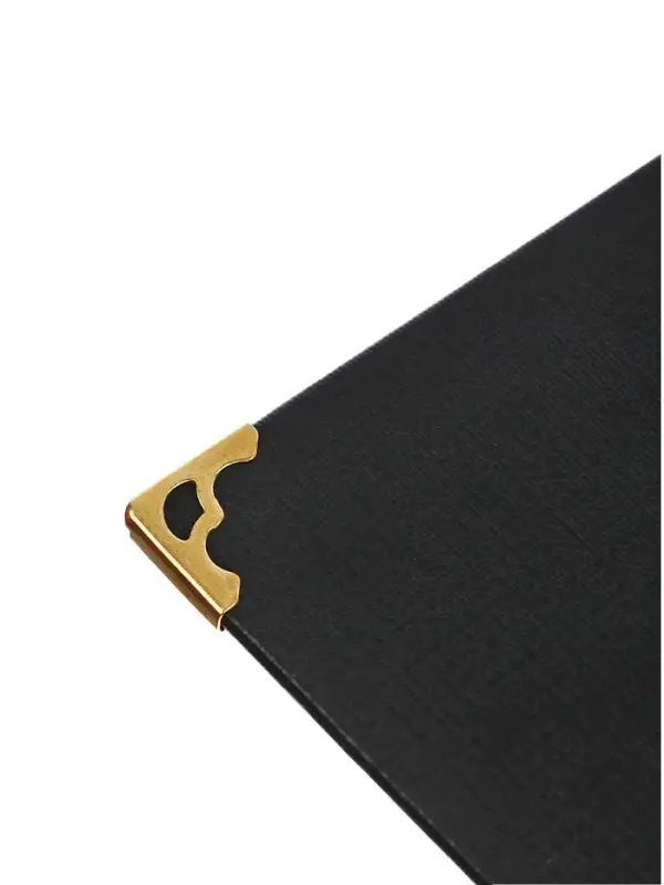 Планшет с зажимом А3, 420&times;320 мм, покрыт высококачественным бумвинилом, с металлическими уголками, чёрный (клипборд)