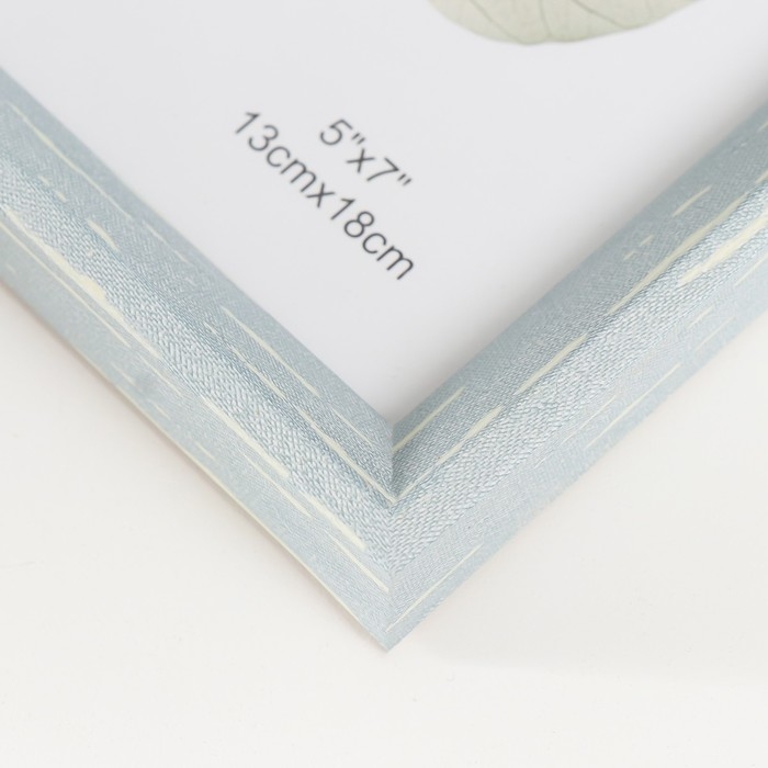 Фоторамка пластик 13х18 см Фоторамка пластик 13х18 см "Скандинавия" серо-голубая 20,5х15,3 см
