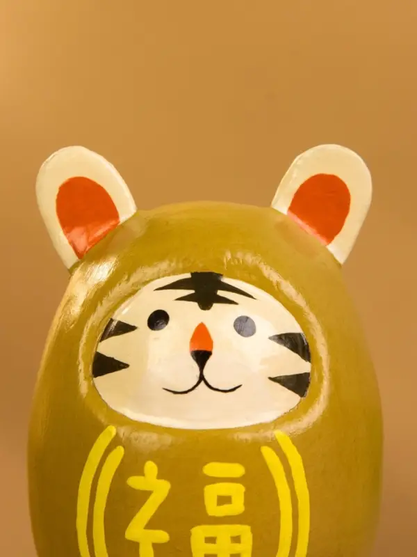 Кокэси кукла &laquo;Кокеши. Тигренок&raquo;, 6&times;6&times;9 см, жёлтая