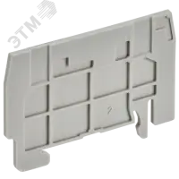 ARMAFIX Разделитель PPCX4 для колодки клеммной CX2.5-CX4 серый IEK