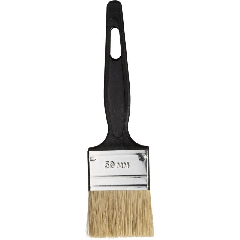 Кисть флейцевая Стандарт, 50x6, нат. щетина,пластик.ручка//Сибртех(82504)