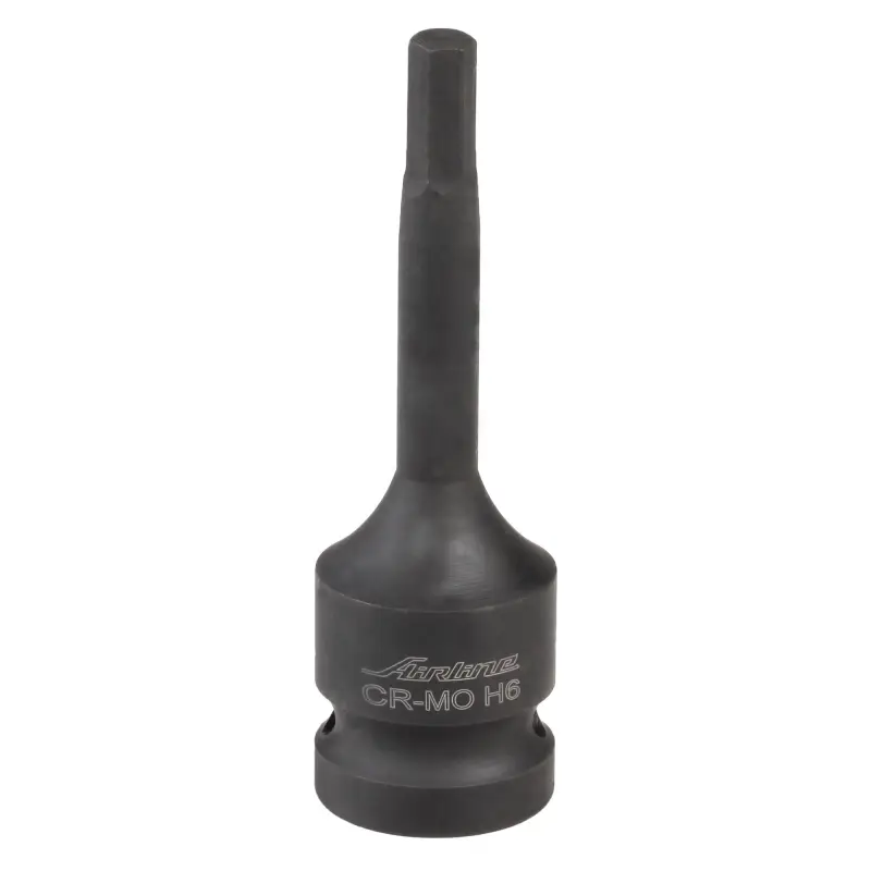 Головка ударная торцевая 1/2"DR внешний шестигранник H6, L=78мм