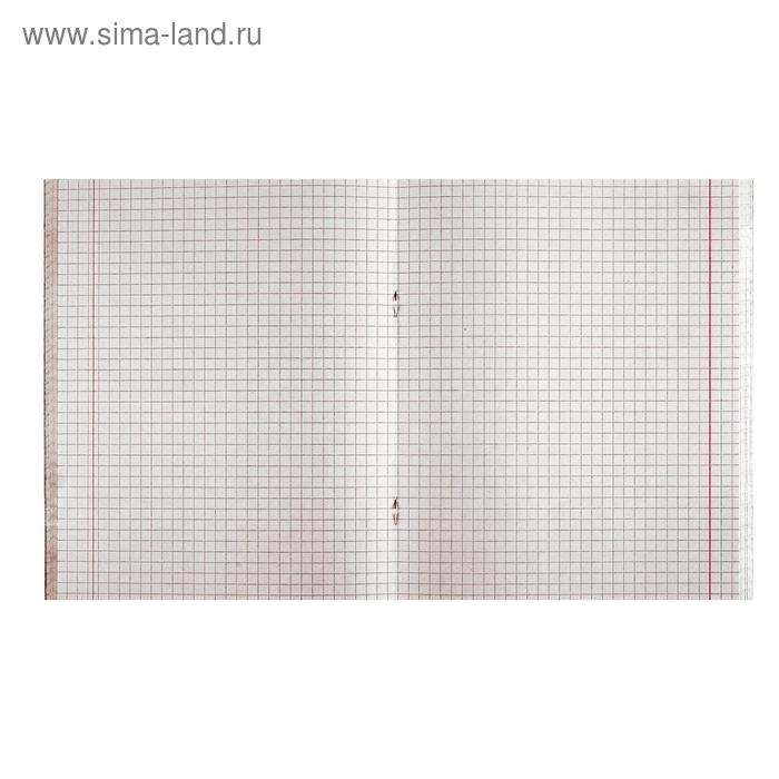 Тетрадь 96 листов в клетку Calligrata "Геометрический вальс", обложка мелованный картон, блок №2 белизна 75% (серые листы), МИКС