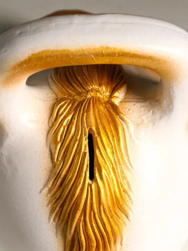 Копилка Копилка "Гиря конь" 21×25 см, бело-золотой