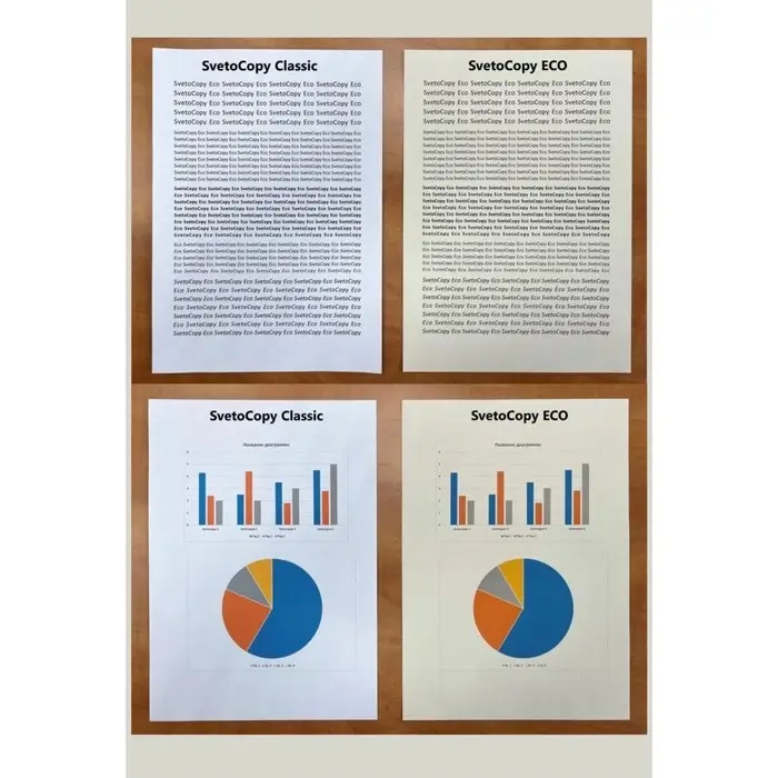 Бумага А4 500 л Светокопи ECO, 80г/м2, белизна 60% ISO, 93% CIE, класс C (цена за 500 листов) Бумага А4 500 л Светокопи ECO, 80г/м2, белизна 60% ISO, 93% CIE, класс C (цена за 500 листов)