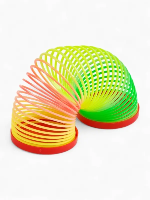 Funny toys Пружинка радуга "Новогодняя лошадка", цвета МИКС, d.-5см