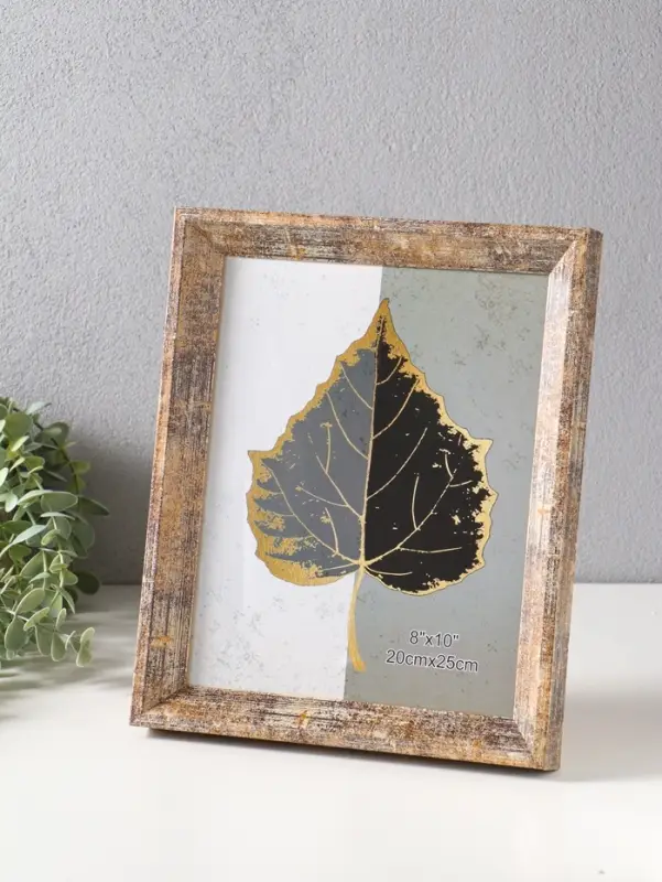 Фоторамка пластик 20х25 см "Прованс" бежево-коричневый 29х23,7х3 см