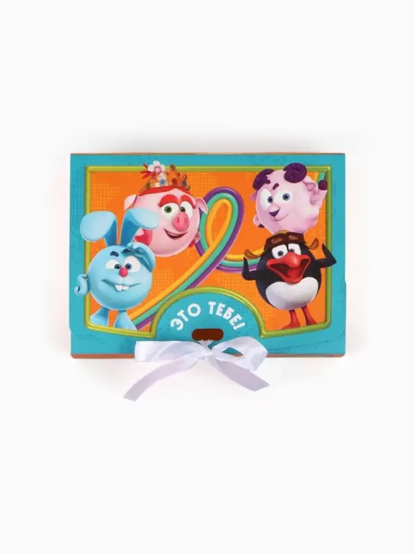 Коробка подарочная &laquo;Смешарики&raquo;, 16,5 х 12 х 5 см