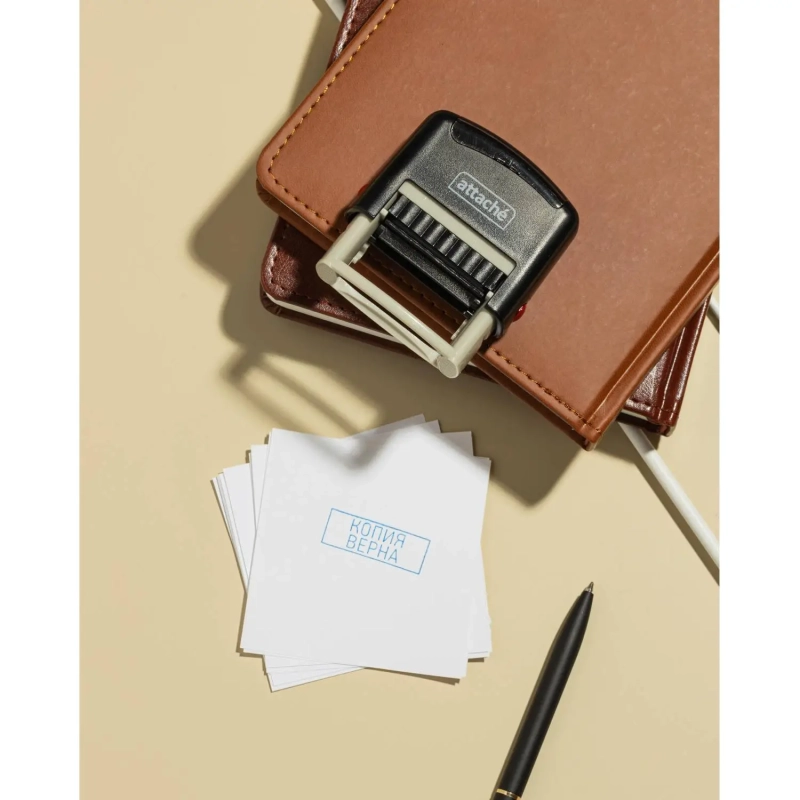 Штамп стандартный Attache КОПИЯ ВЕРНА 38х14 9011-T