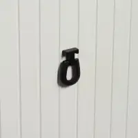 Ручка-кнопка CAPPIO EARRING, алюминий, цвет черный