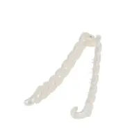 Банан для волос &laquo;Звенья&raquo;, 10 см, белый