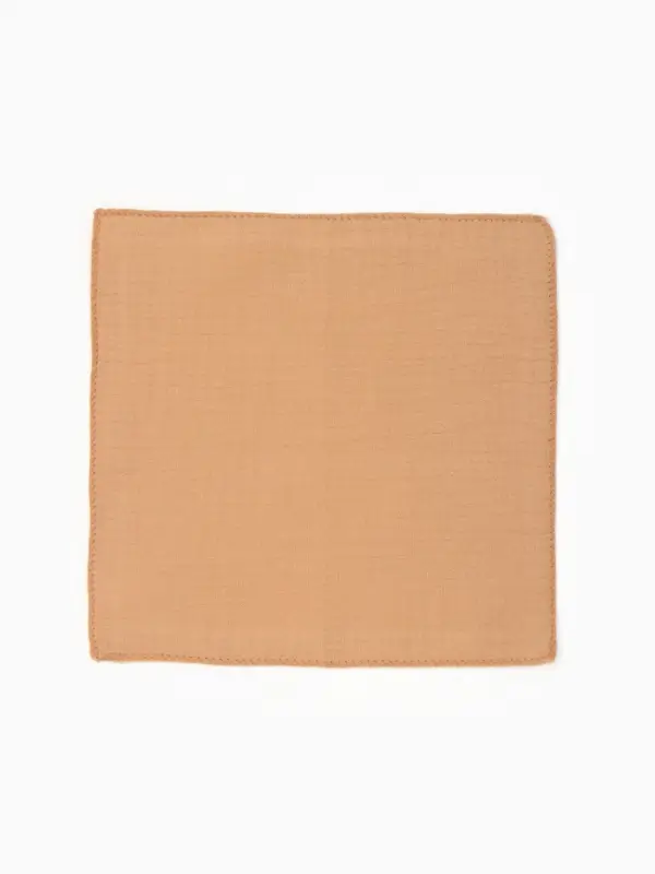 Набор платочков Крошка Я Сливочное масло 20*20 см - 6 шт, муслин, 100 % хлопок