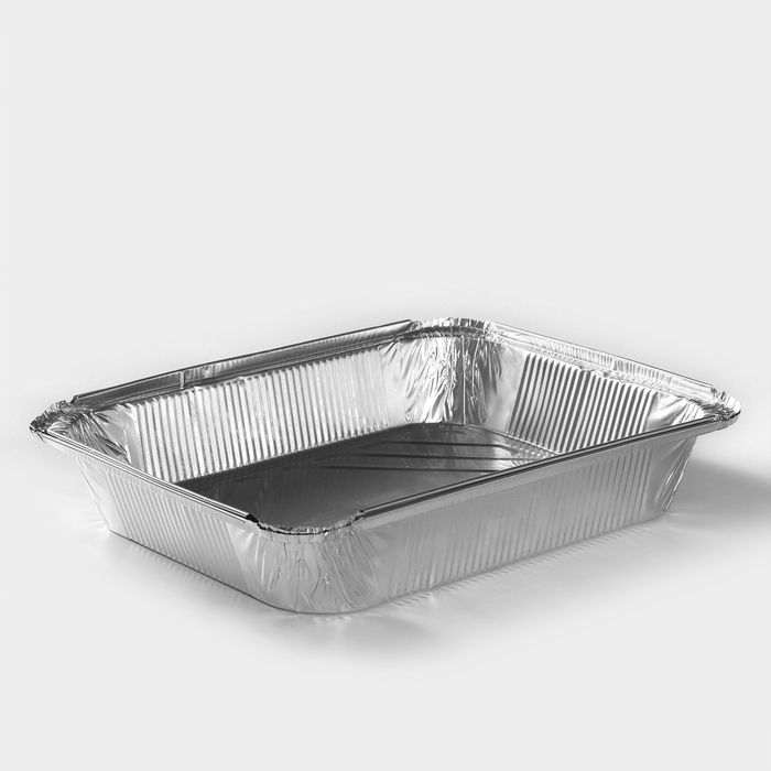 Набор форм из фольги для запекания и выпечки Доляна, 3,18 л, 32×26×6,5 см, 2 шт Набор форм из фольги для запекания и выпечки Доляна, 3,18 л, 32×26×6,5 см, 2 шт