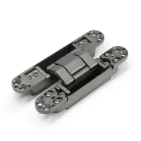 Петля скрытой установки LOCKLAND, 25&times;150 мм, с 3D-регулированием, цвет графит