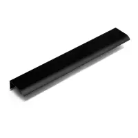 Ручка профильная мебельная торцевая CAPPIO RT002BL, L=250 мм, м/о 192 мм, чёрная