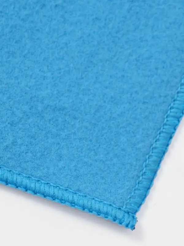 Салфетка для уборки Доляна, для стёкол и зеркал, 30&times;30 см, голубая