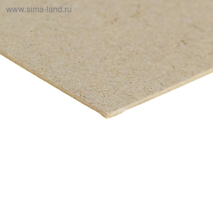 Картон переплётный 0.9 мм, 21 х 30, 50 листов, 540 г/м Картон переплётный 0.9 мм, 21 х 30, 50 листов, 540 г/м", серый