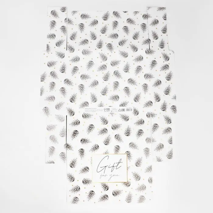 Коробка подарочная новогодняя складная двухсторонняя Winter, 31 х 24.5 х 8 см, Новый год Коробка подарочная новогодняя складная двухсторонняя Winter, 31 х 24.5 х 8 см, Новый год