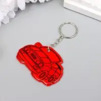Светоотражающий брелок для ключей на кольце «Автомобиль», пластик, 5.5×3.7 см, МИКС