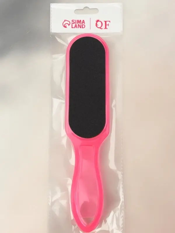 Пилка для пяток, наждачная, двусторонняя, 25 см, МИКС