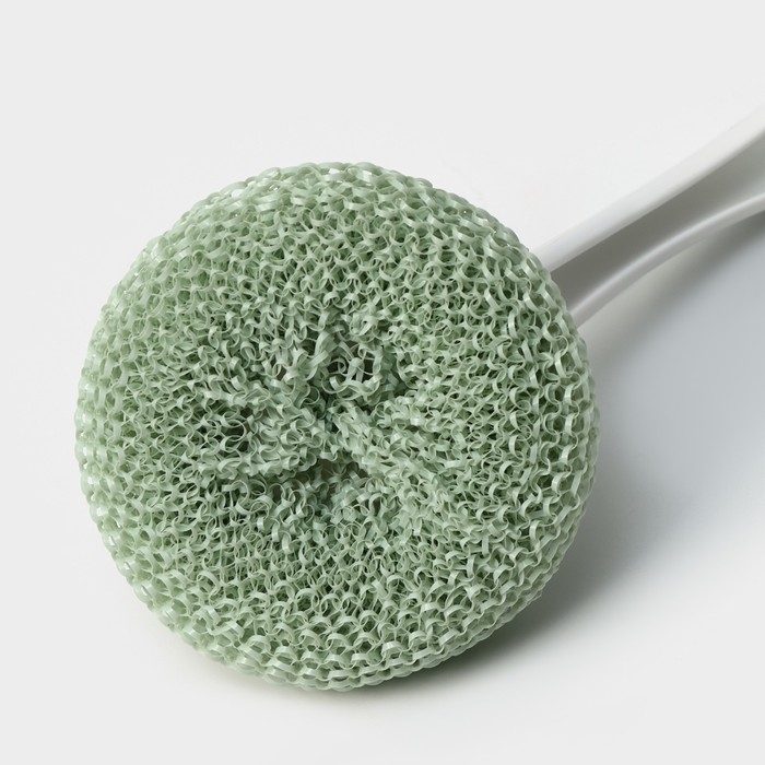 Щётка для мытья посуды с пластиковой губкой Raccoon Breeze, 30×6 см Щётка для мытья посуды с пластиковой губкой Raccoon Breeze, 30×6 см