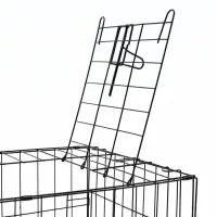Клетка для собак, 61&times;42&times;50 см, металл, чёрная