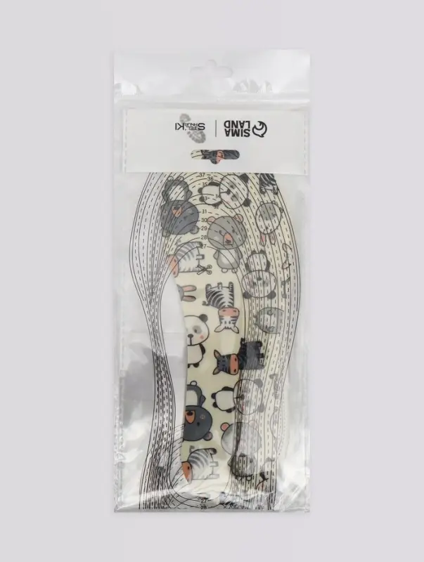 Стельки детские для обуви, универсальные, р-р RU до 35 (р-р Пр-ля до 36), 23.5 см, пара, белые