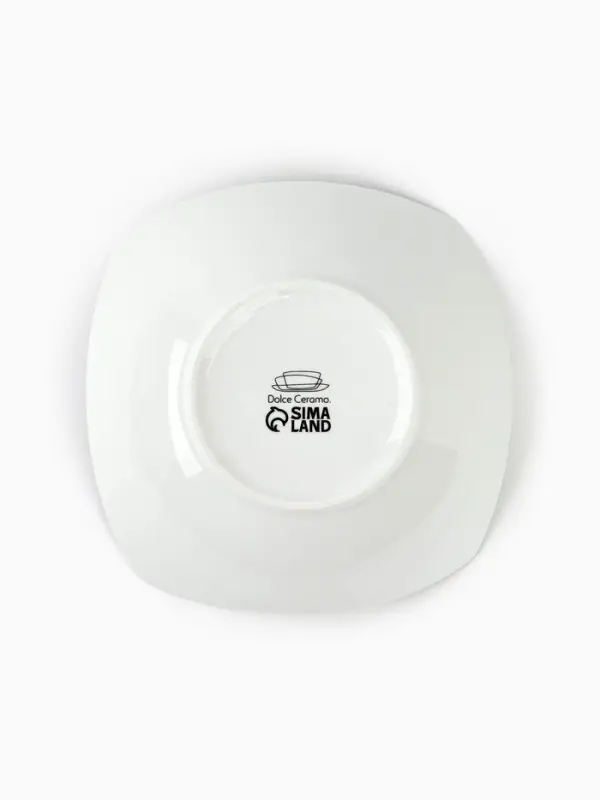 Тарелка суповая керамическая &laquo;С любовью&raquo;, 17.5&times;17.5&times;5.5 см, 500 мл, ручная работа