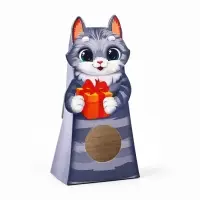 Коробка складная с окном «Котёнок», 6 х 12 х 3.5 см