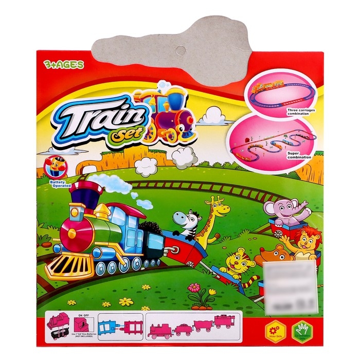 Железная дорога &laquo;Путешествие&raquo;, работает от батареек