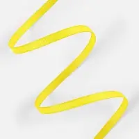 Лента репсовая, 6 мм, 23±1 м, жёлтая №15