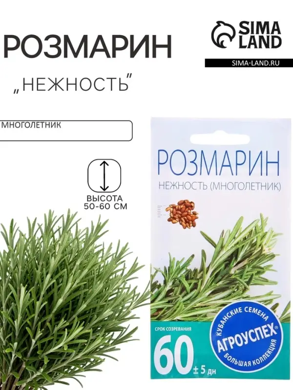 Семена Розмарин Нежность, 0,05г