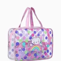 Набор косметичек для бассейна 2 в 1 &laquo;Котик&raquo;, с рисунком, разноцветный