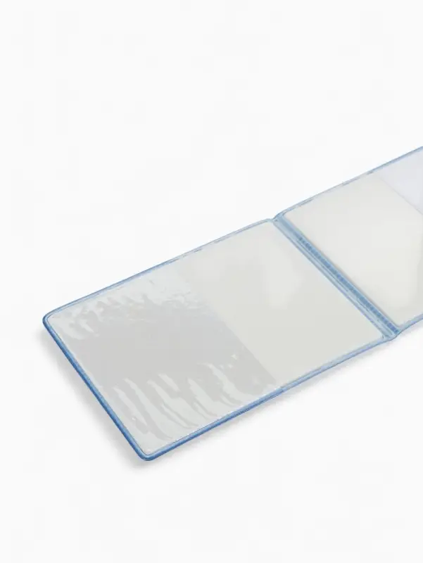 Обложка на удостоверение &laquo;Ветеран боевых действий&raquo;, синяя