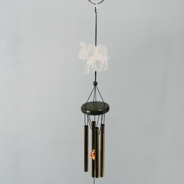 Музыка ветра металл Музыка ветра металл "Слон" 4 трубки 68 см