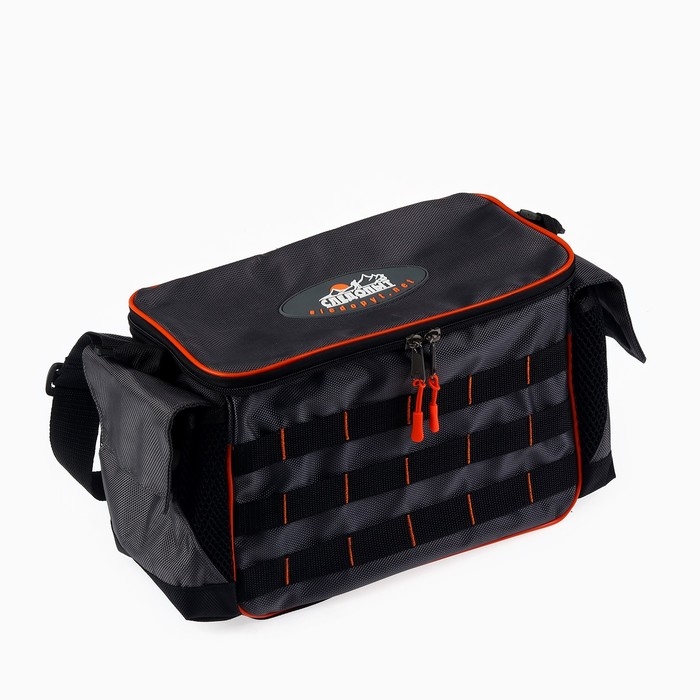 Сумка рыболовная  Сумка рыболовная "СЛЕДОПЫТ" Base Lure Bag L, 36 х 22 х 15 см, цвет серый, + 3 коробки Luno