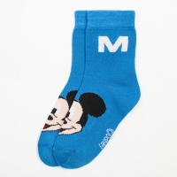 Носки для мальчика «Микки Маус», DISNEY, 16-18 см, цвет синий
